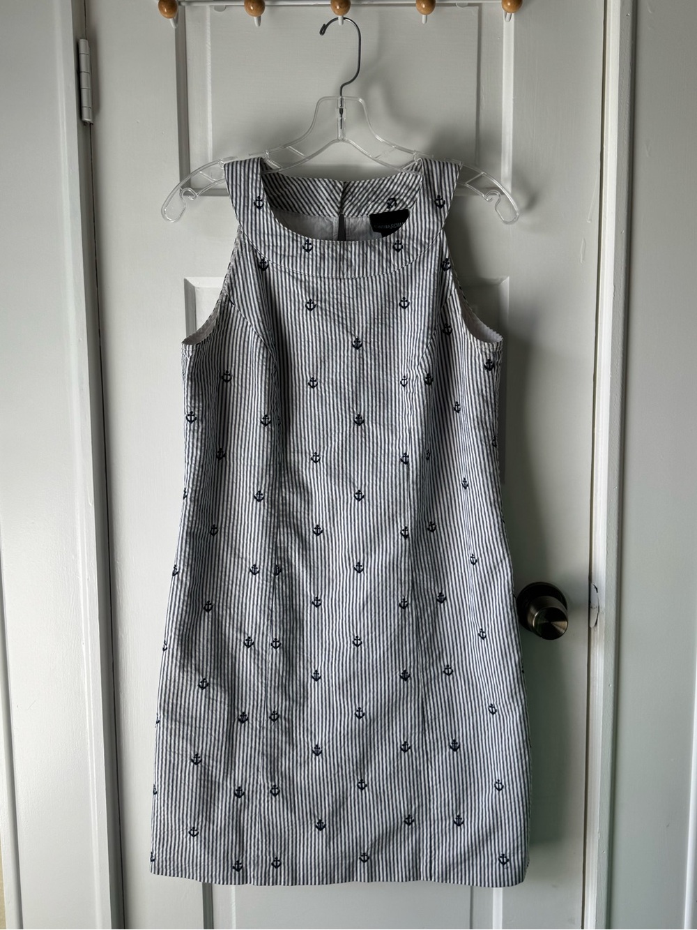 Cynthia Rowley Striped Seersucker Shift Dress